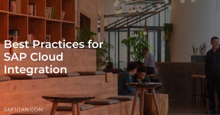 Best Practices for SAP Cloud Integration